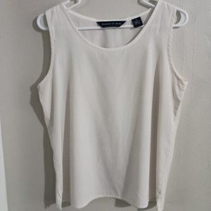 Preston and York White Business professional blouse shirt size 10